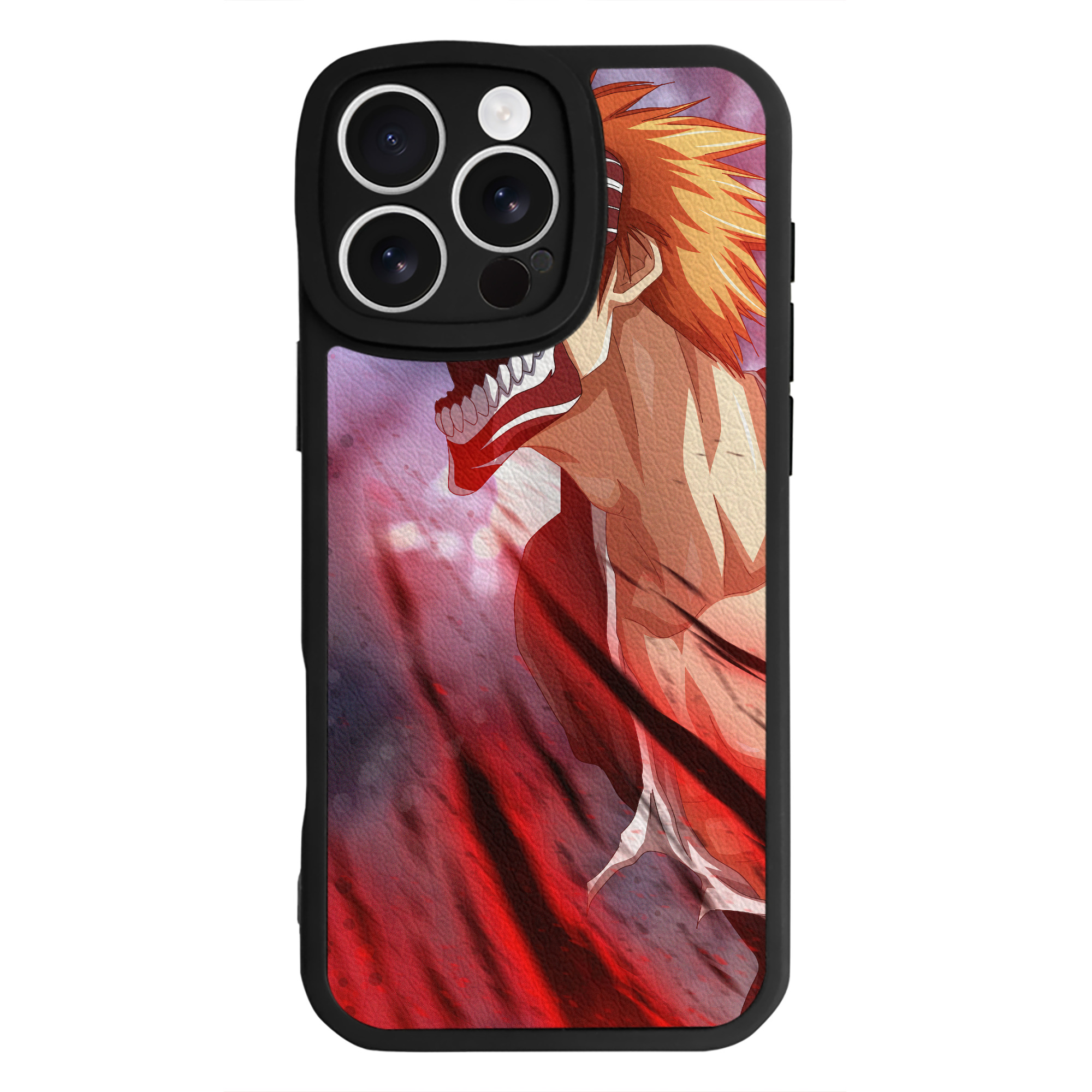 （画像用） ブリーチ BLEACH 【iPhone 16シリーズ対応】シリコンスマホケース（レザー調） 材質：シリコン